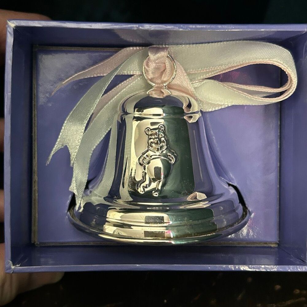 Disney Silver Plated Winnie the Pooh Bear Musical Bell